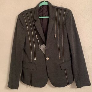 NWT CXC Style Design Gray Blazer Size XL